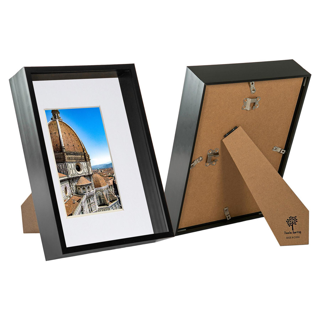 3D Deep Box Photo Frame with A5 Mount - A4 (8" x 12")