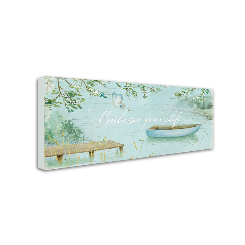« serene moments v » par daphné brissonnet,, reproduction d’art sur toile tendue, H 10 po x l 24 po x P 2 po