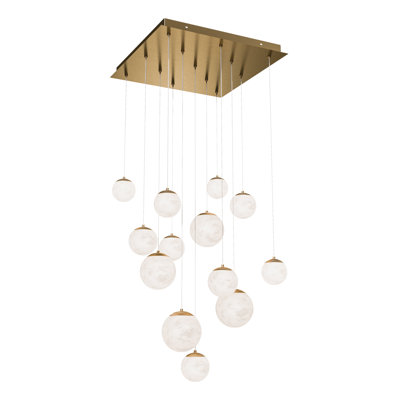 Luminaire suspendu à lumières DEL Poissons