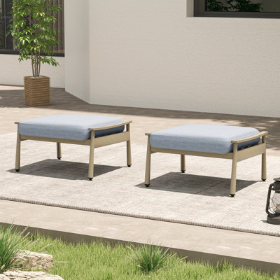 Mariene Upholstered Outdoor Ottoman