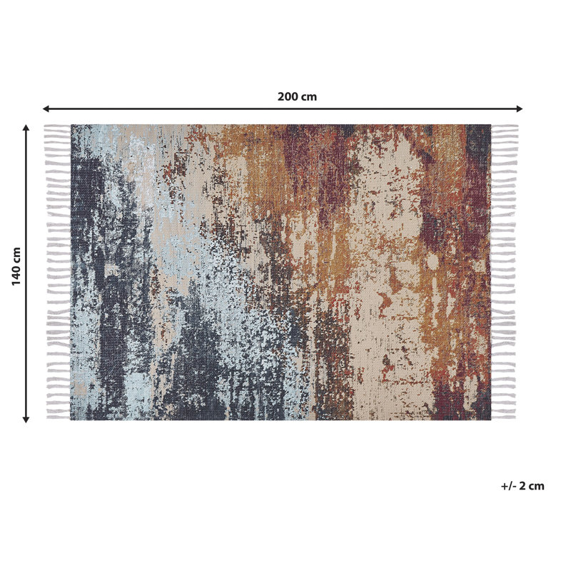Arora Abstract Hand Woven Area Rug, Rectangle 140 x 200cm