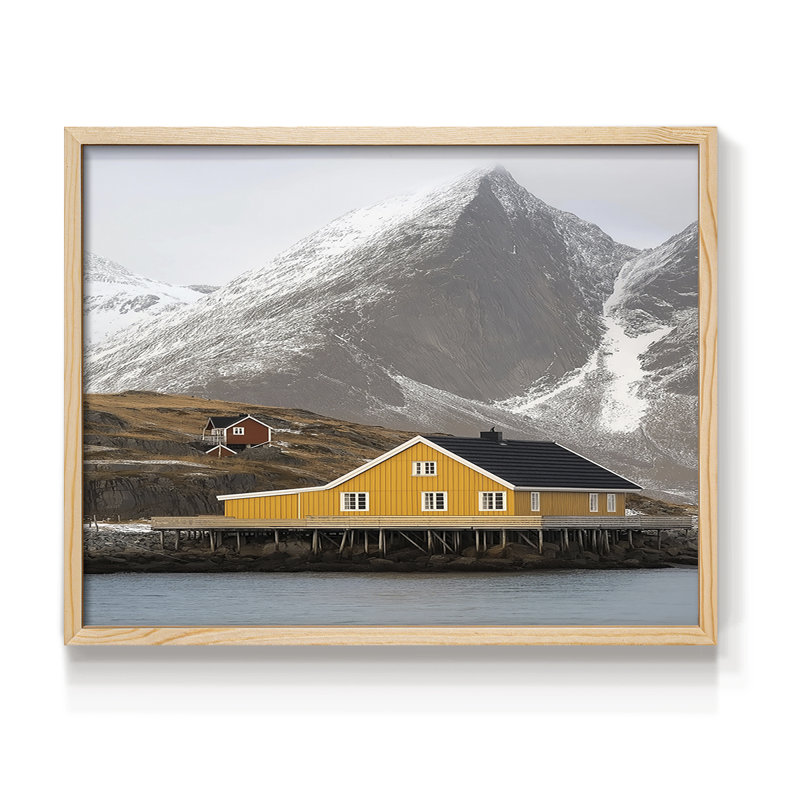 Paysages de la série XLIX - reproduction encadrée, H 16 po x l 20 po
