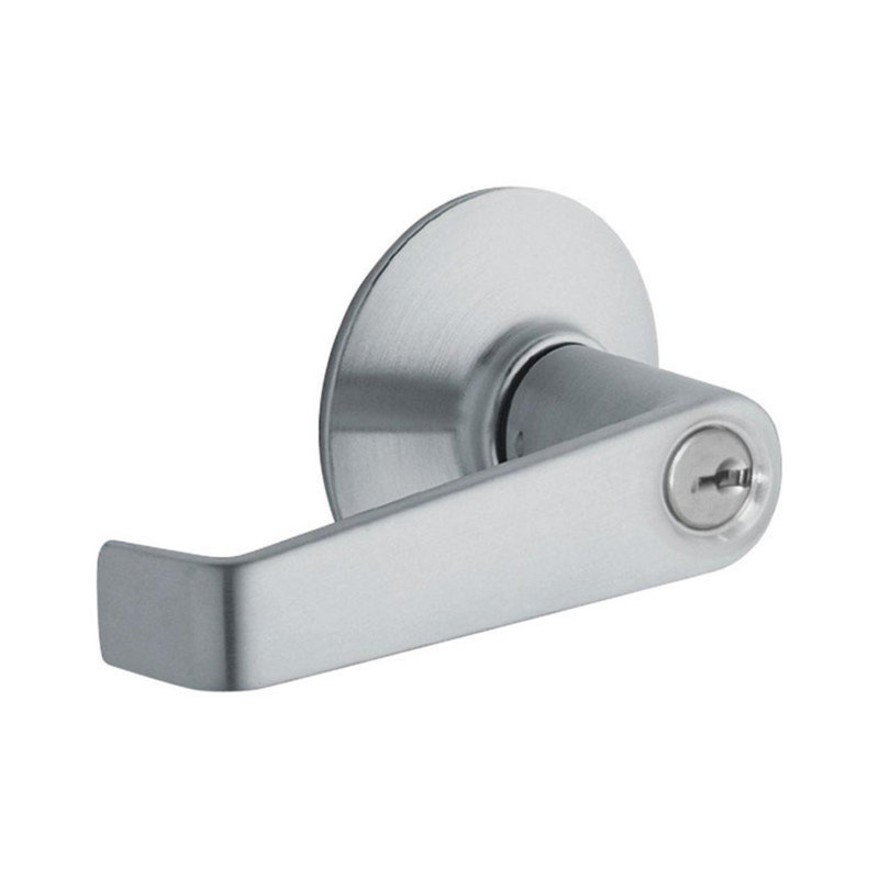 Elan Schlage, entrée en chrome satiné à clé ANSI Grade 2, Oui