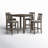 Ance 4-Person 5-Piece Solid Wood Dining Set-84510949