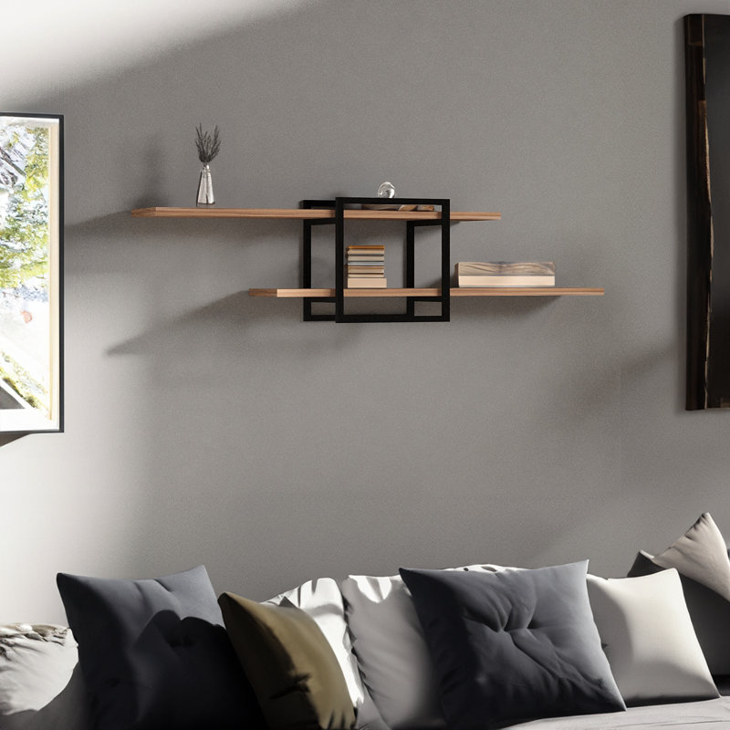 Xabier 2 Piece Accent Shelf