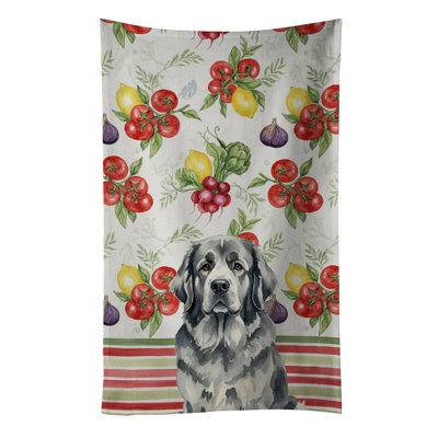 Serviette de cuisine grise de Terre-Neuve