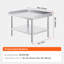 Table de travail en acier inoxydable-1110372431-1110372419