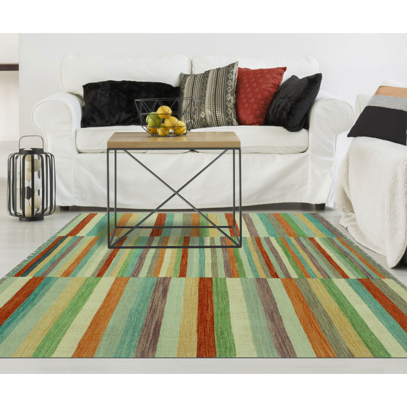Burdman Wool Striped Indoor Rug