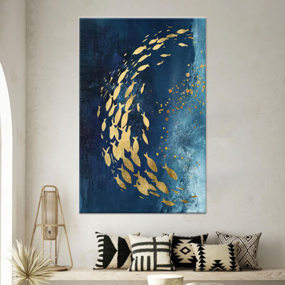 Toile imprimée Golden Fish
