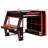 Multifunctional Wooden Gaming Loft Bed, Built-in Writing Desk Design, RGB LED Lights, USB Power Ports, Storage Cubbies, Drawers-1511439864