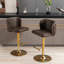 Tabourets de bar pivotants à hauteur réglable, tabourets de bar rembourrés en polyuréthane moderne-90434953