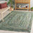 Braided Hand Woven Cotton Solid Color Indoor Rug-114299816