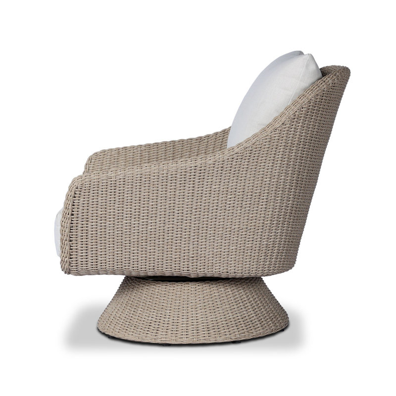 KOE Outdoor Lounge Chair, Vegro Cream, Vintage White