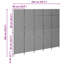 245cm W x 180cm H 5 - Panel Folding Room Divider