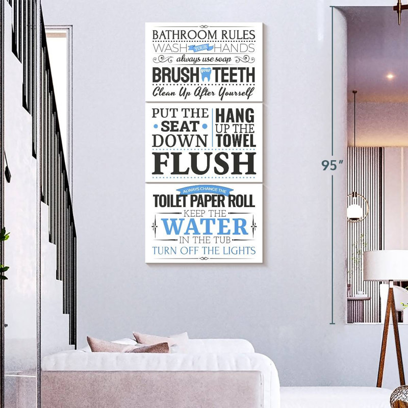Plaque murale pour salle de bain, H 75 po x l 36 po