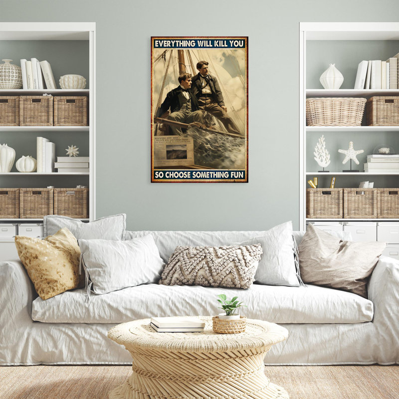 Impression sur toile, "Sailors So Choisissez Quelque chose" 1 - 1 pièce, H 36 po x l 24 po x P 1,25 po