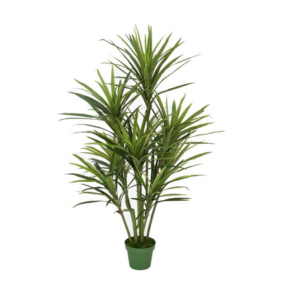 Dracaena artificiel dans un pot de fleurs