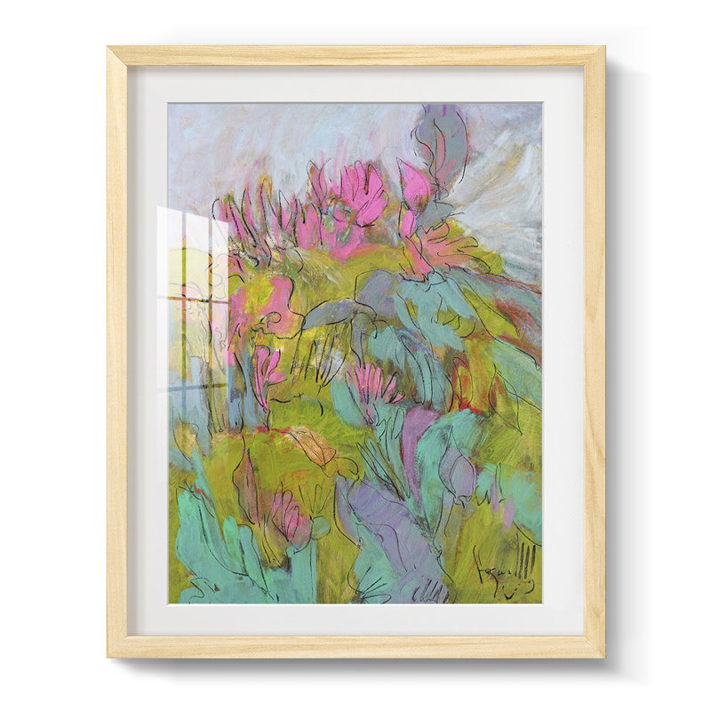Rise and Bloom - impression encadrée, H 25,5 po x l 17,5 po, Naturel