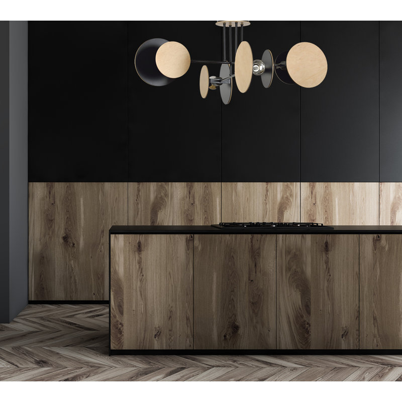 Muller 4 - Light Cluster Pendant, Black