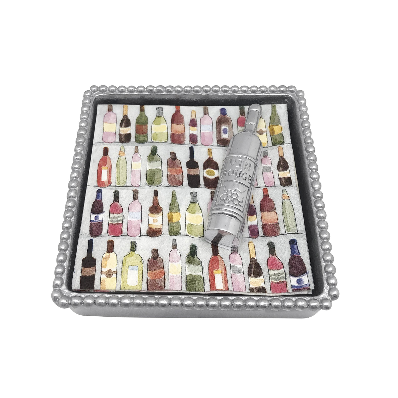 Let's Celebrate Wine Bottle Napkin Holder