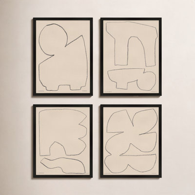 Freya "Outlines" 4-Piece Painting Set