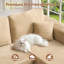 Canapé modulaire en forme de L avec repose-pieds et repose-pieds sans assemblage 106,3 po Boneless-1439676245-1439676254