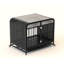 Table de bout en bois robuste avec cage en bois pour animaux de compagnie-252305199-252305196