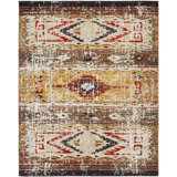 Dean Southwestern Area Rug in Gold