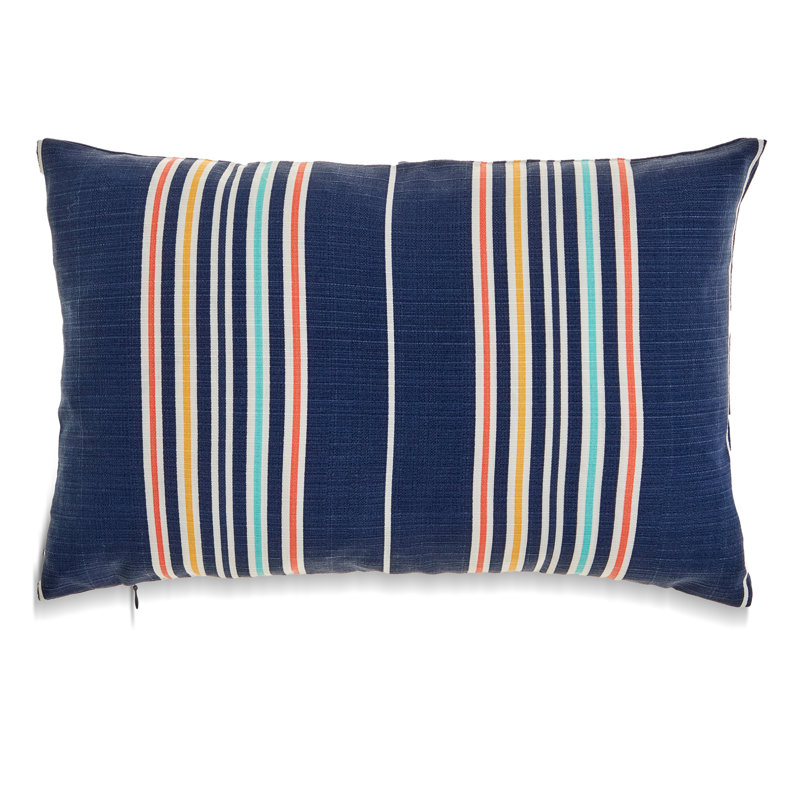Coussin décoratif d'extérieur My Cottage Living, Bleu marine, Polyester