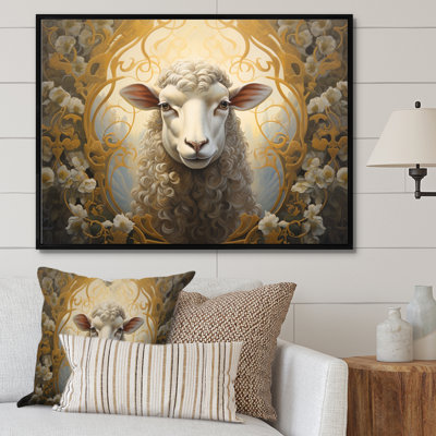 " Beige Sheep Symbolist "