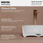 Karran Valera Lavabo de salle de bain vasque rond en porcelaine vitreuse