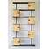 226cm H x 115cm W Manufactured Wood + Solid Wood Standard Bookcase
