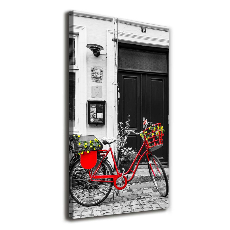 City Bike - Wrapped Canvas Print