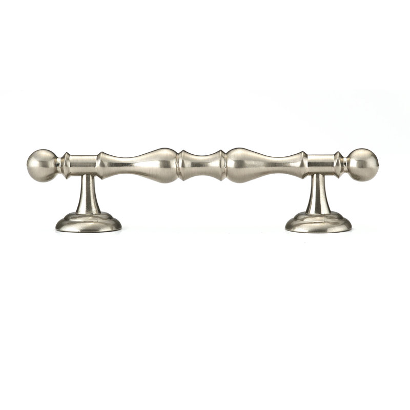 Poignée barre / poignée 4 po Expression, Nickel brossé