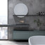 Elegance Hexagon 7.7 in. x 8.9 in. Matte Porcelain Marble look Floor and Wall Tile-56390486