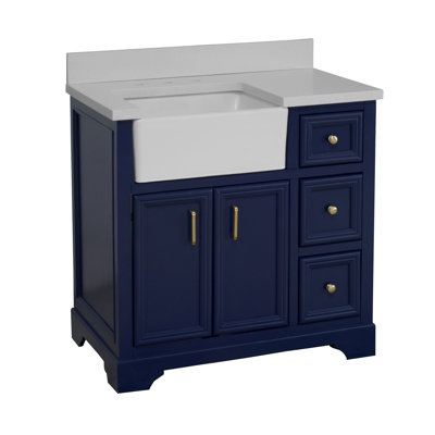 Emiliano 36'' Single Bathroom Vanity with Top