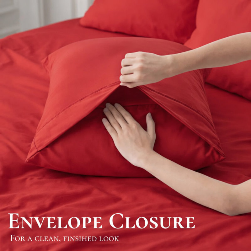 Ensemble de draps en bambou ultra doux - ensemble de 4 pièces - infroissable - feuilles de refroidissement avec poches profondes