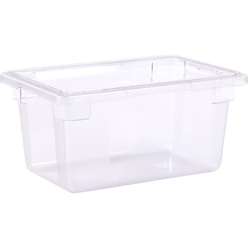 Clear 20 Qt Plastic Food Storage Container Set with Handles