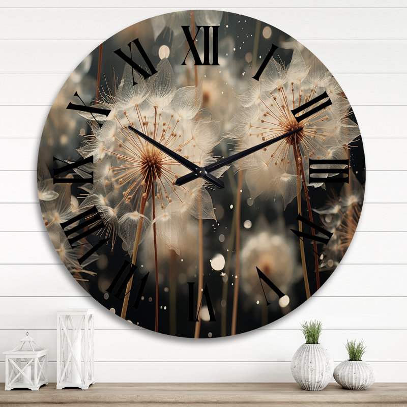 Horloge murale surdimensionnée blanche, Très grand