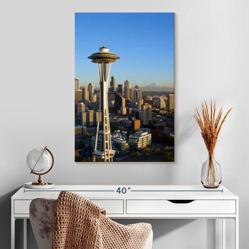 Lilie Seattle's Space Needle, H 30 po x l 20 po