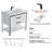 Dunmall 49'' Single Bathroom Vanity with Resin Top-906441876