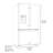 ZLINE 36 in. Standard-Depth French Door Refrigerator w/ 2 Ice Makers-95387971-97343327