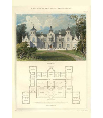" A Mansion In The Stuart Style James I " by Richard Brown