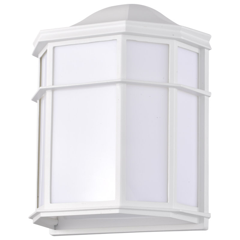 Kammerer Aluminum Wall Light, White, Incandescent