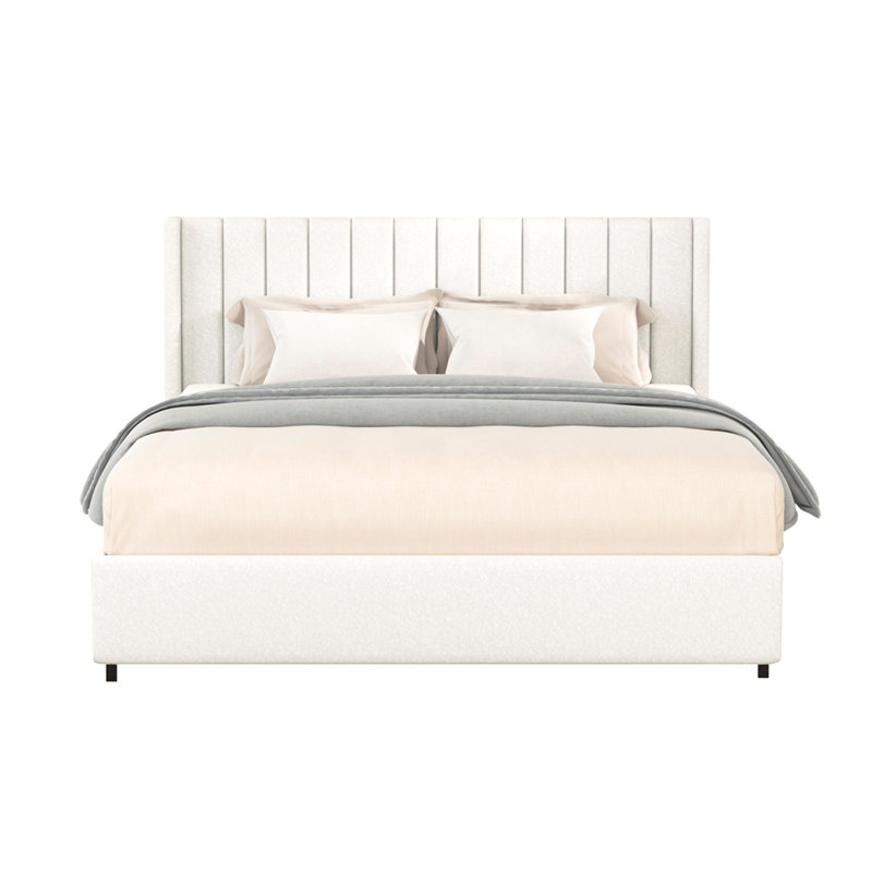 Lit avec rangement en métal picard Picard, Grand, Blanc