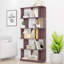 Bibliothèque moderne à 5 niveaux avec base de rangement robuste-129936502