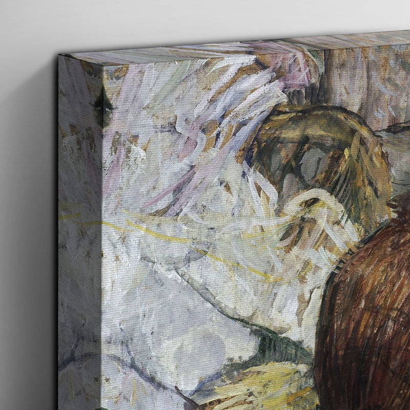 Henri De Toulouse-Lautrec - Wrapped Canvas Painting, 100cm H x 70cm W