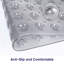 Aspire Homeware Non-Slip Polypropylene Shower Mat with Extra-Thick Suction Cups-531054080-531054084