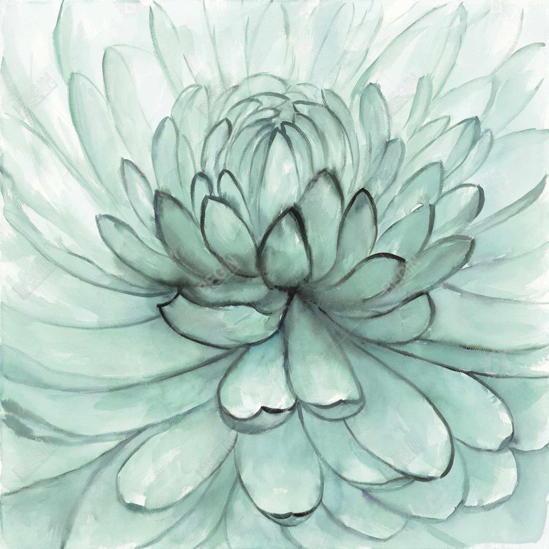 " Turquoise Flower "