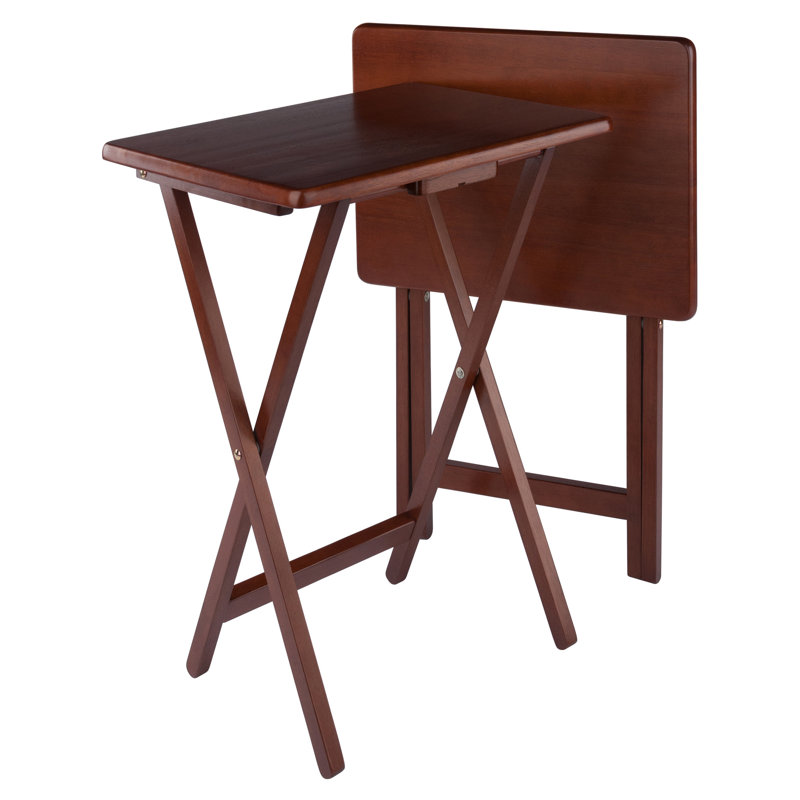 Alex 2-pc Snack Table Set, Brown